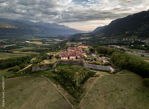  Fort Barraux. Barraux is one the oldest and most prestigious strongholds in the Alps. Built in the 16th century as a bastioned fortification  The fort was renovated during the 18th century by Vauban.