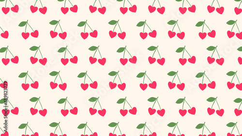 The pattern of love hearts and valentines
