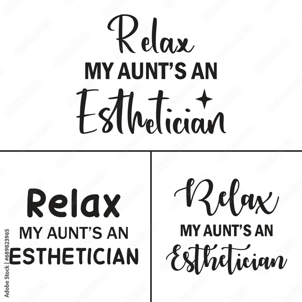 Obraz premium Esthetician svg t-shirt Design.