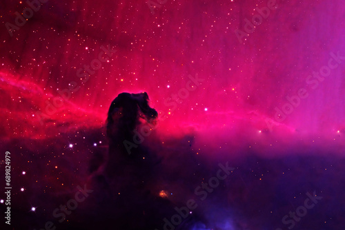 Horse head nebula. Elements of this image furnished by NASA photo