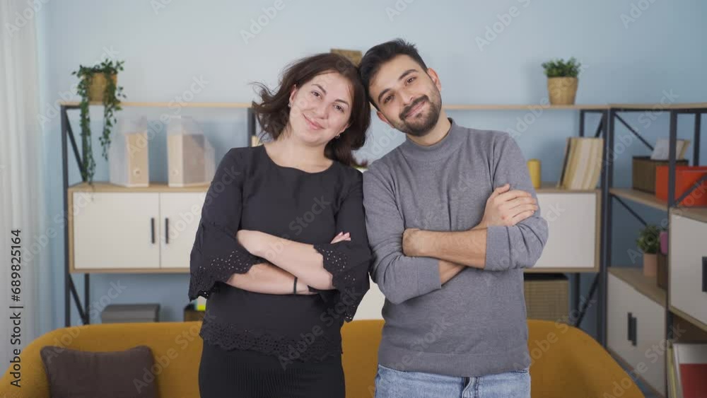 Portrait of happy married couple. Portrait of happy married couple.