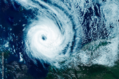 Hurricane, typhoon from space. Elements of this image furnished by NASA