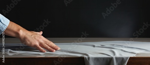 Cropped image of cleaner ha...