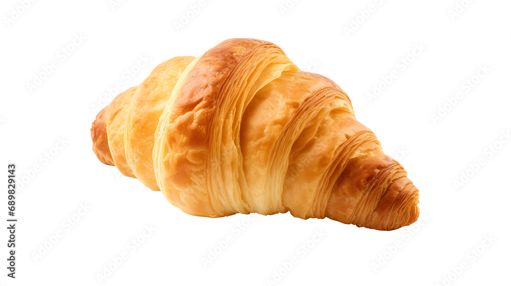 Close up photo of fresh, crispy and tasty croissant without background. Transparent PNG inside
Close up photo of fresh, crispy and tasty croissant without background. Transparent PNG inside