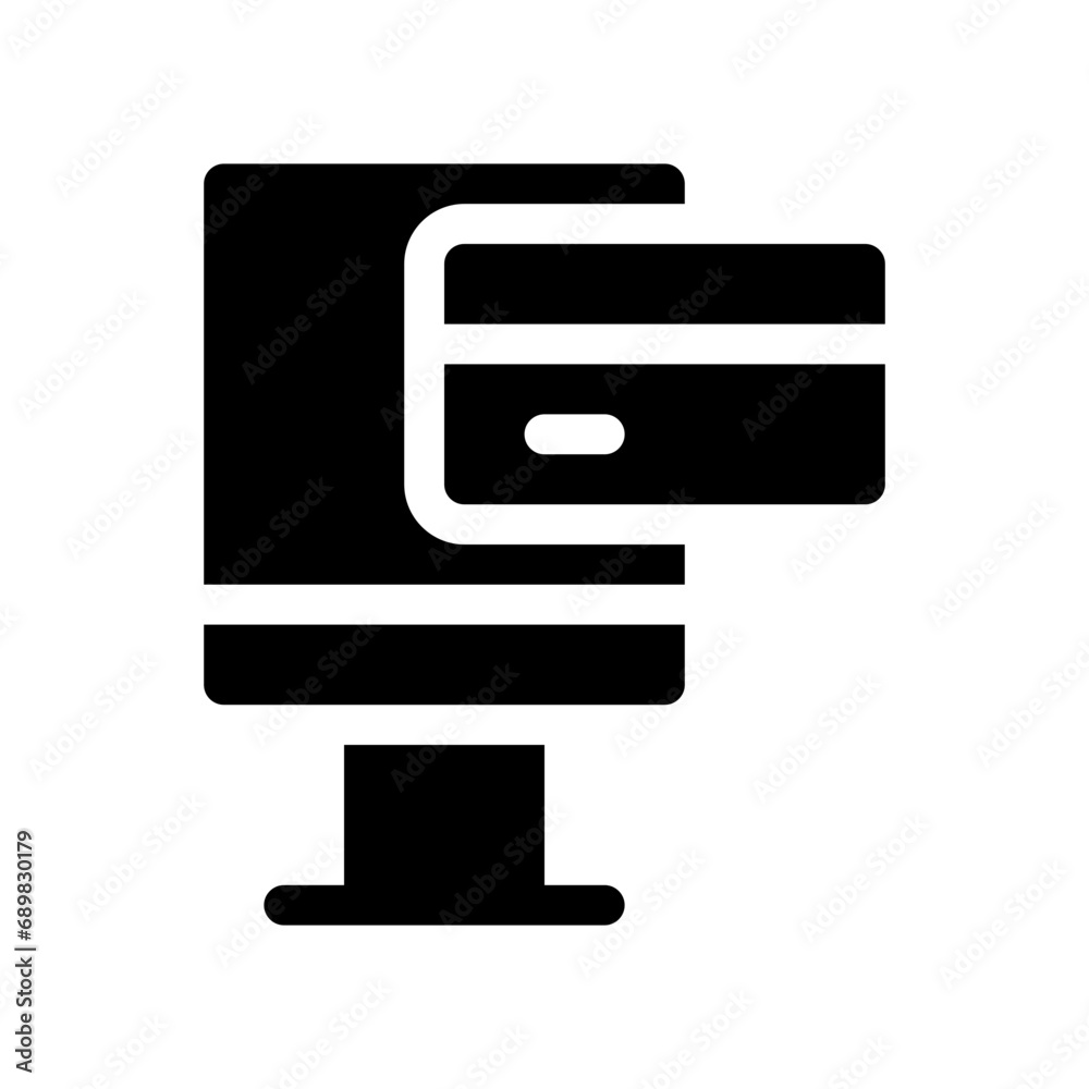 kiosk glyph icon kiosk glyph icon
