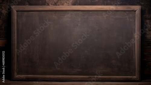 blank old wood sign - blackboard