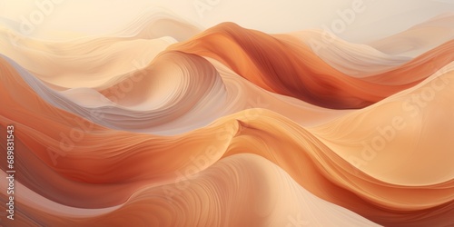 Fototapeta Naklejka Na Ścianę i Meble -  Desert landscape, abstract wavy texture background