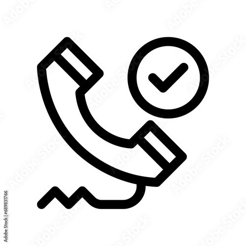 phone call line icon