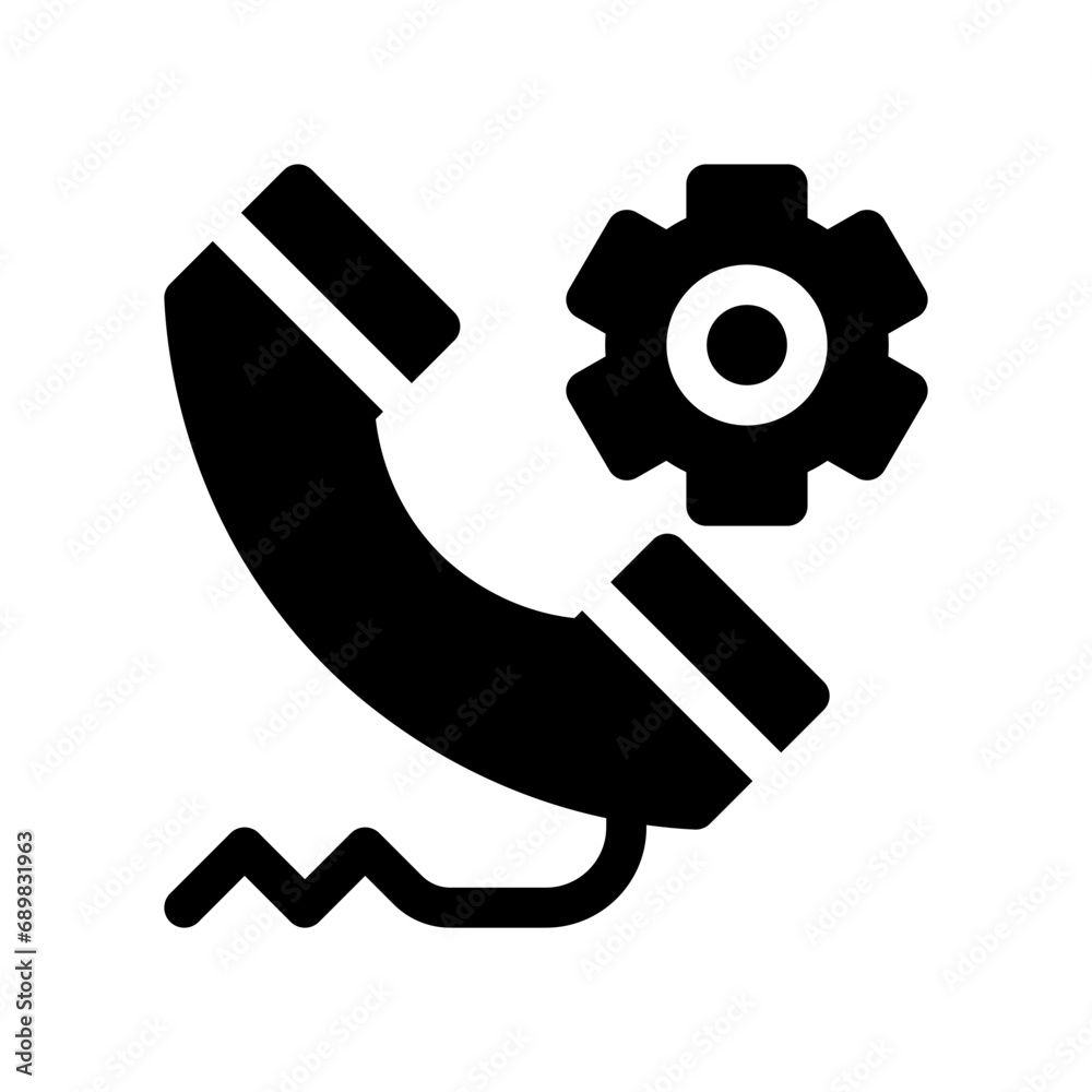 telephone glyph icon telephone glyph icon