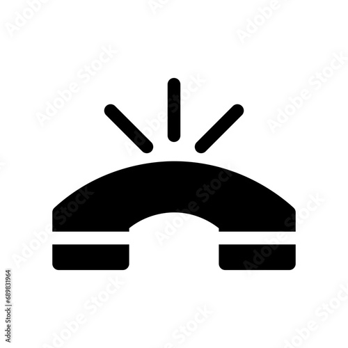 phone ringing glyph icon
