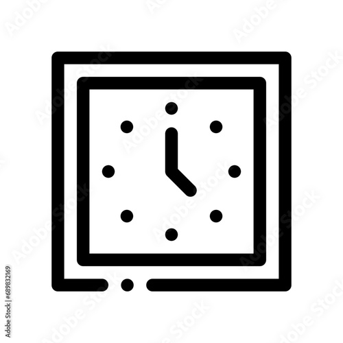 clock line icon