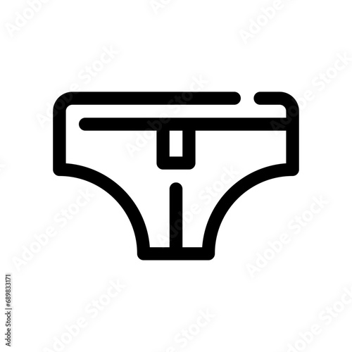 briefs line icon