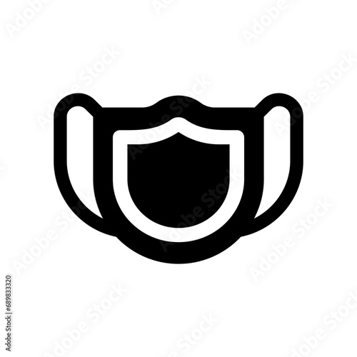 face mask glyph icon