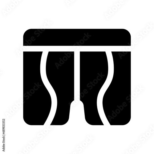 underwear glyph icon