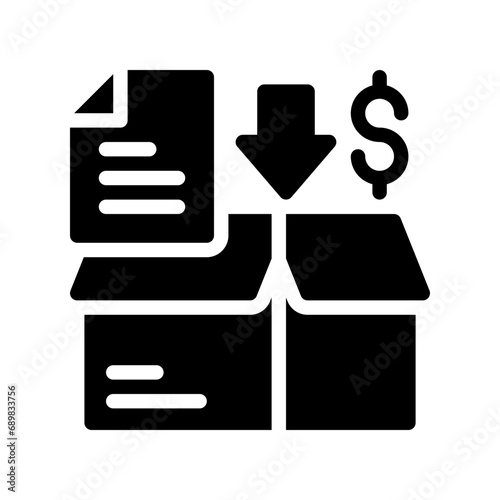 fulfillment glyph icon
