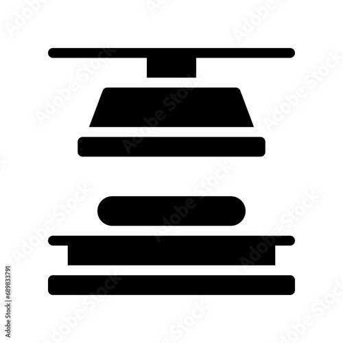 press glyph icon