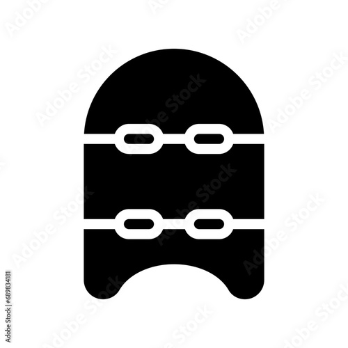 pool kickboard glyph icon