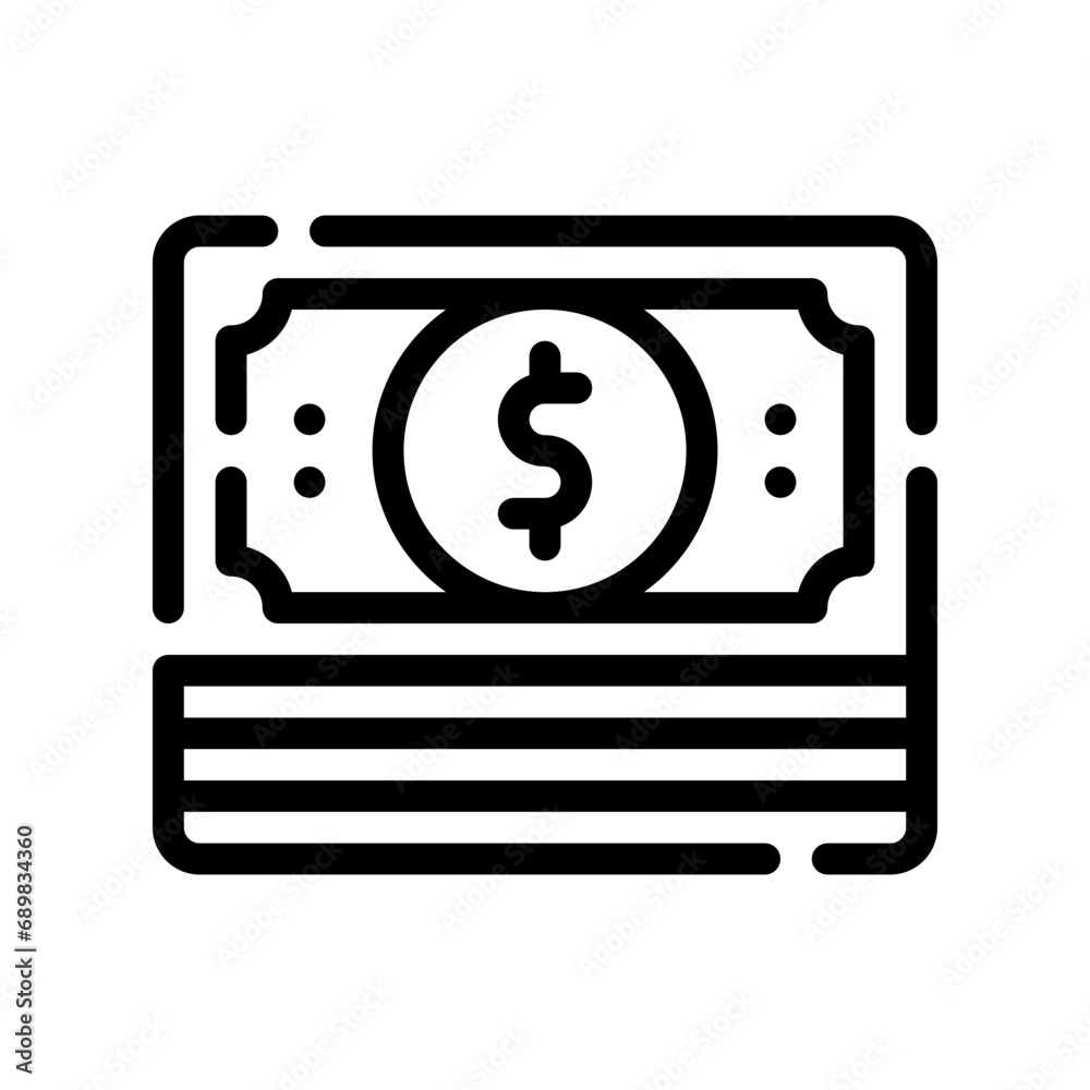 economy line icon economy line icon