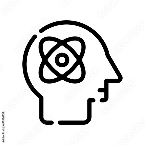 philosophy line icon
