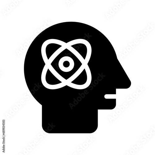 philosophy glyph icon