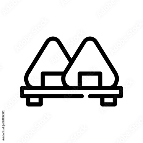 onigiri line icon