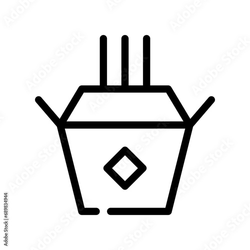 take away line icon