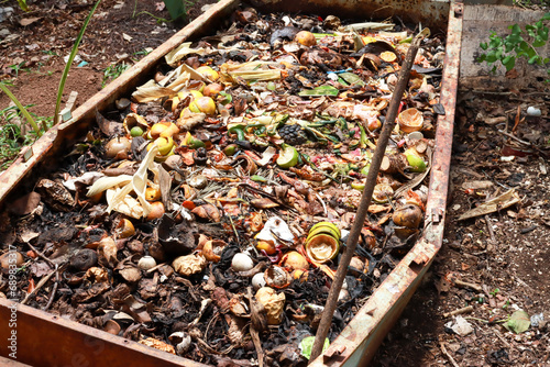 Wallpaper Mural Organic Matter Compost Pile full of decaying organic matter to be used for fertilizer Torontodigital.ca