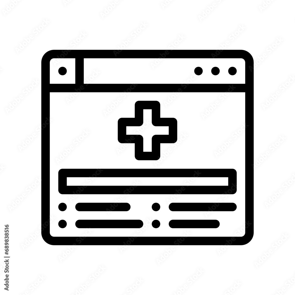 website line icon website line icon