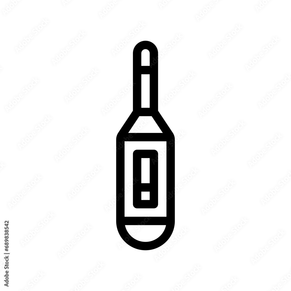 thermometer line icon thermometer line icon
