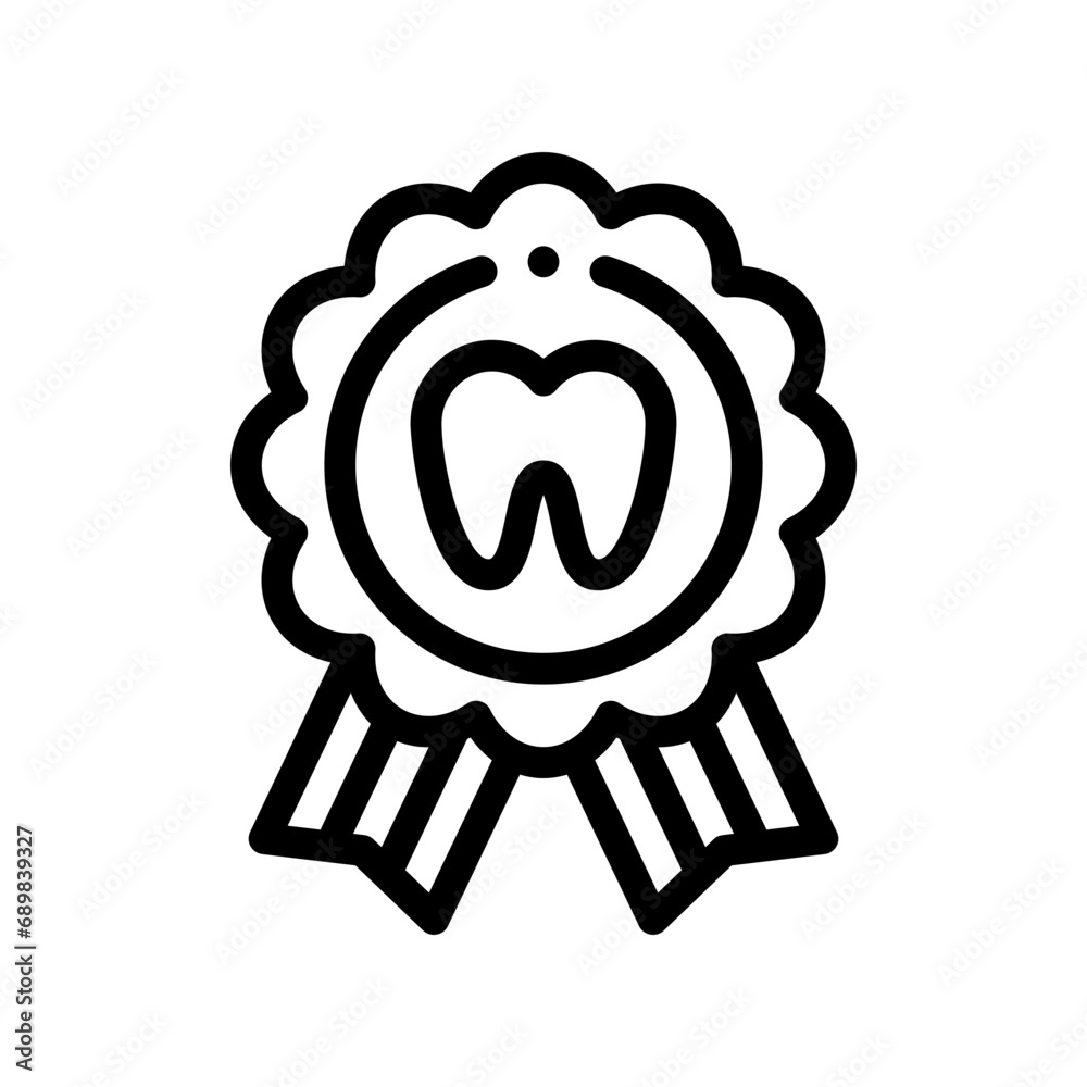 Fototapeta premium badge line icon
