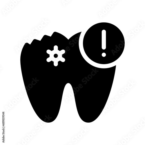 caries glyph icon
