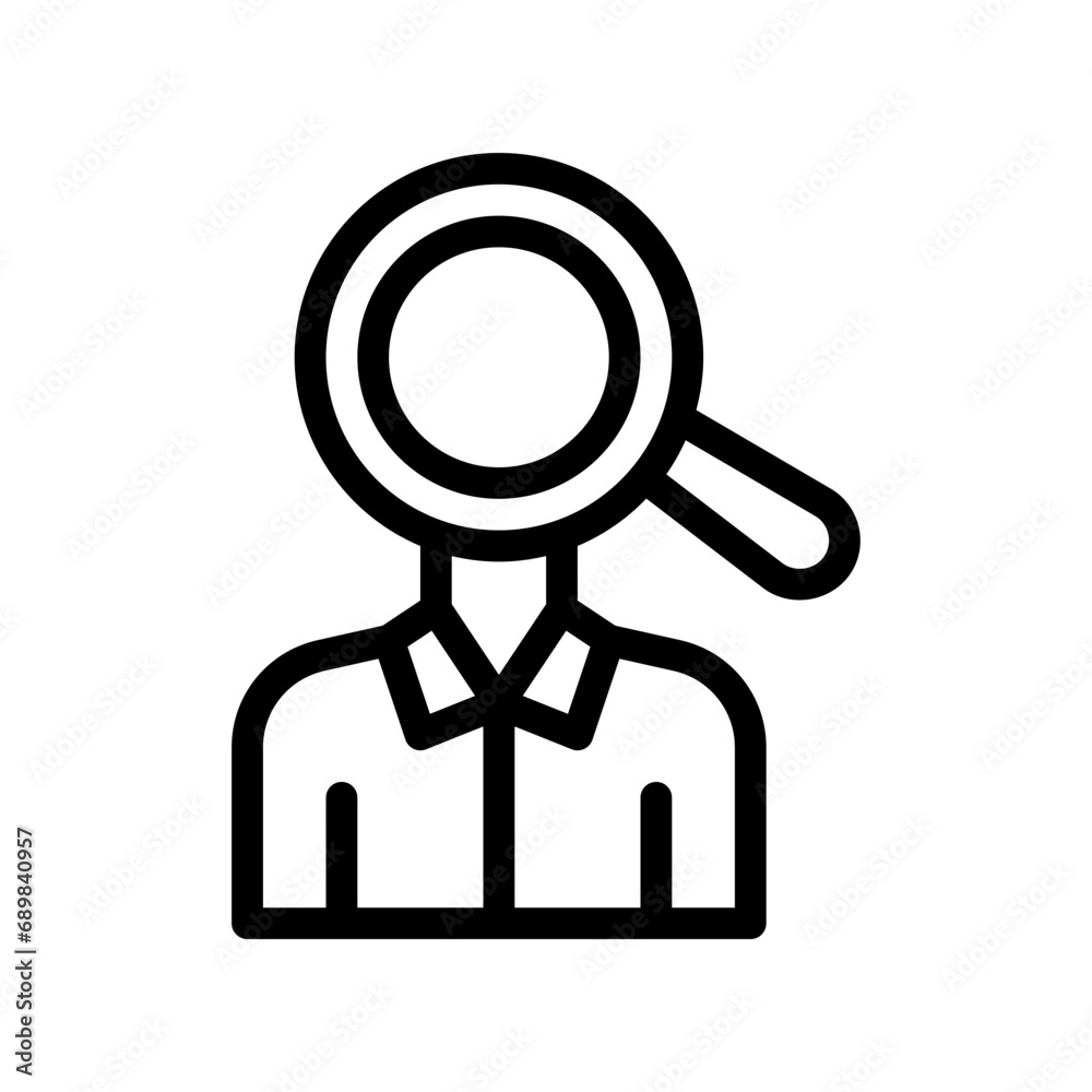 job seeker line icon job seeker line icon