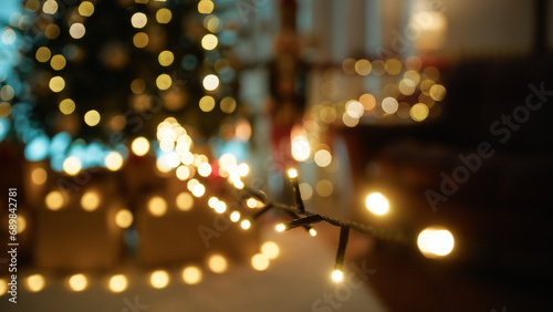 Christmas Strip White Glowing Lights