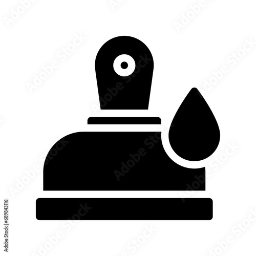 polisher glyph icon