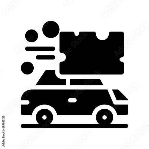 wiping glyph icon