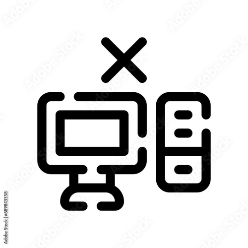 obsolete line icon