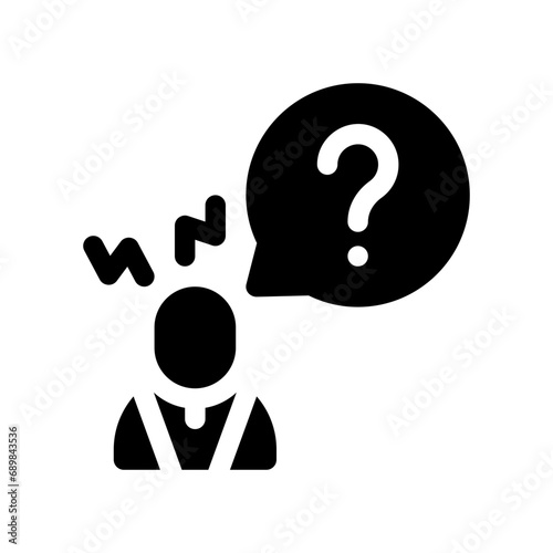 difficulties glyph icon