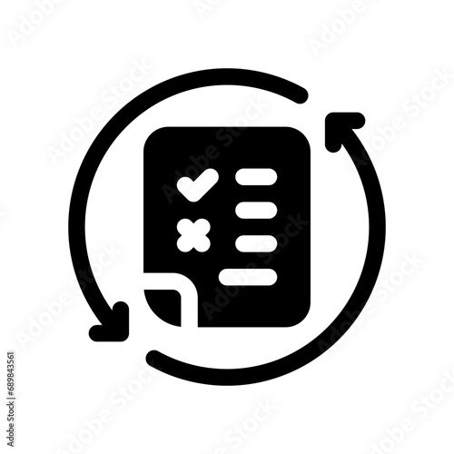 policy glyph icon