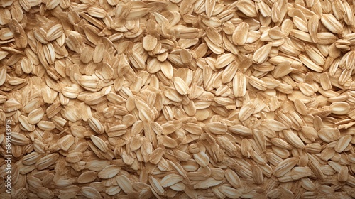 Integral patterns with oats, photorealistic scenes photo