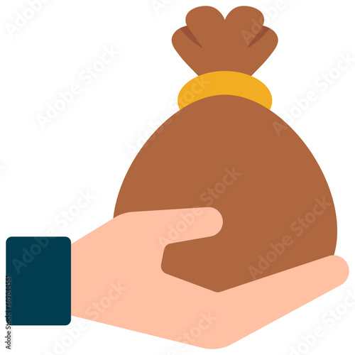 Give Money Bag Icon