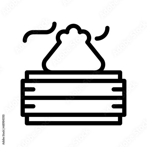 dumpling line icon