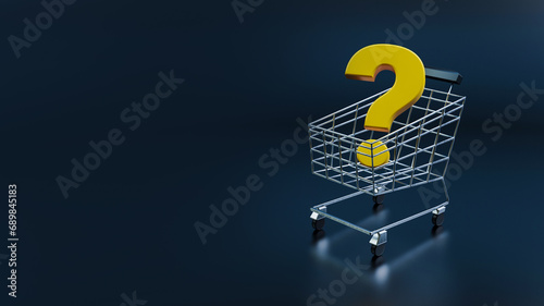 Question mark inside shopping cart, social media post, banner, poster, web banner, discount, giveaway, big sale, balck friday, cyber monday, week, photo