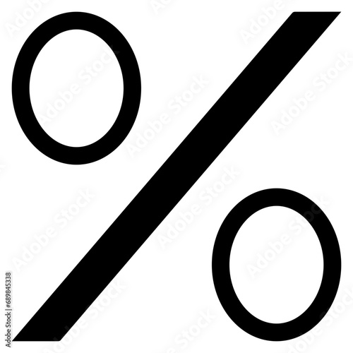 Percentage Sign Symbol Icon