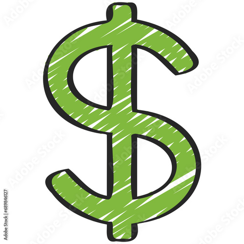 Dollar Sign Symbol Icon