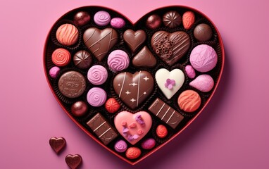 Valentine's Day chocolate box
