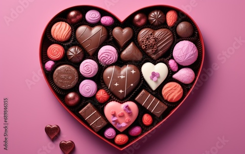 Valentine's Day chocolate box
