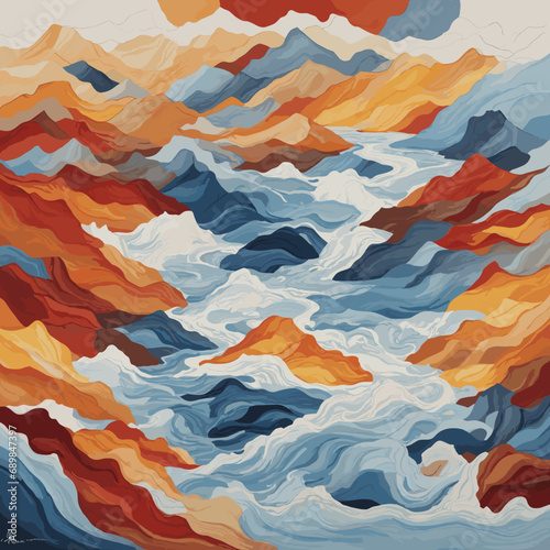 2d vector illustration global environmental , Environmental protection and industrial pollution
