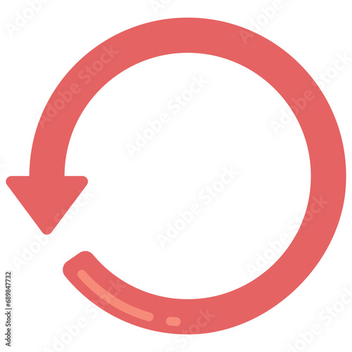 Thick Cycle Arrow Icon