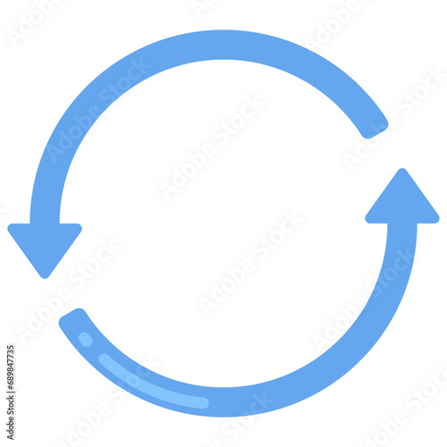 Two Cycle Arrows Icon