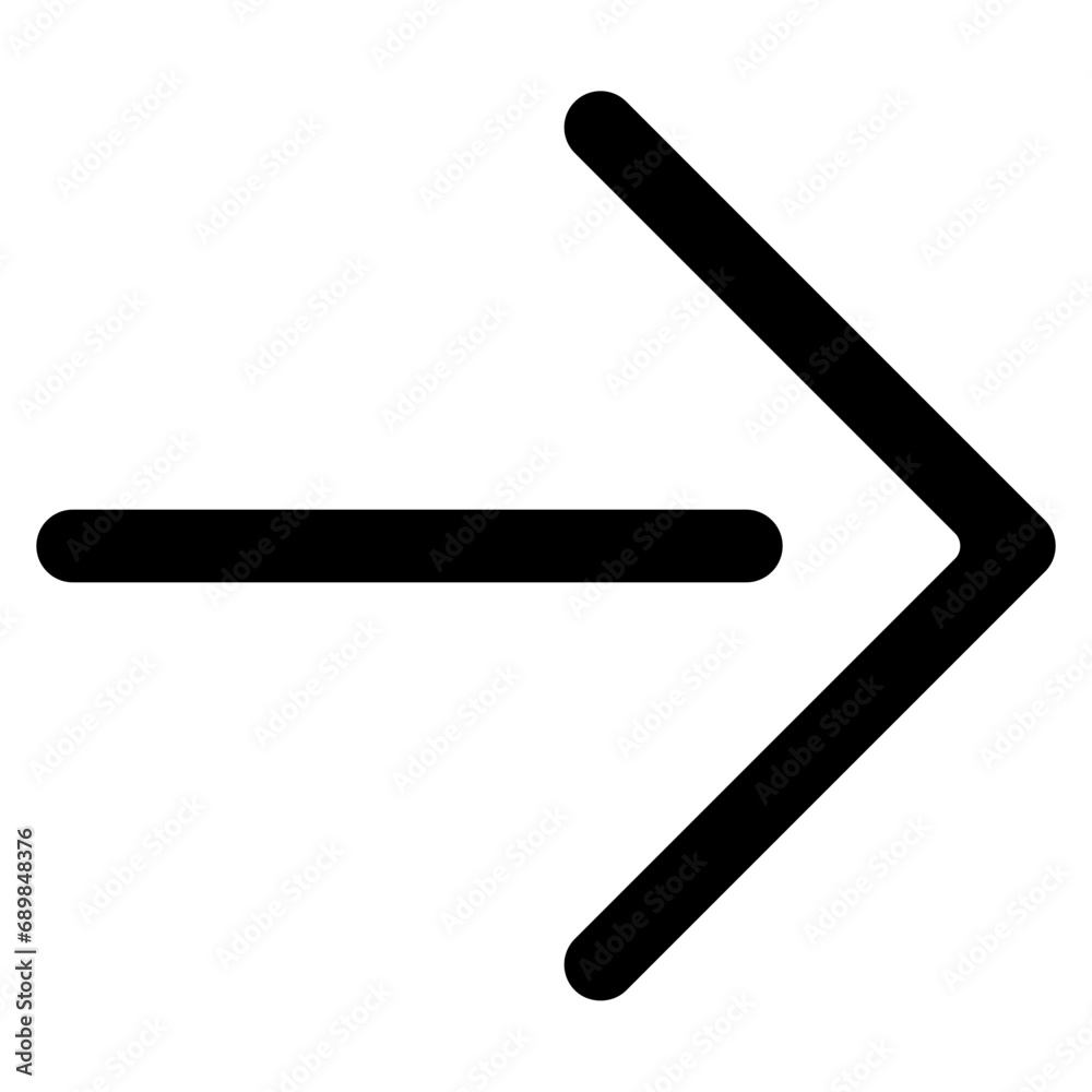 Split Lines Right Arrow Icon Split Lines Right Arrow Icon